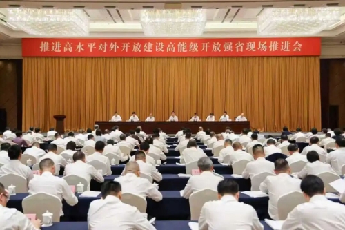 王浩：扭住关键重点 加大攻坚力度 在推进高水平对外开放、建设高能级开放强省上不断取得新突破