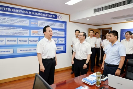 王浩在省经信厅、省科技厅调研调度时强调 弘扬“六干”作风 抓好落实落细 为加快建设创新浙江、打造先进制造强省作出更大贡献