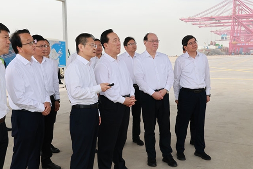 王浩专题调研开放强省重大项目建设工作