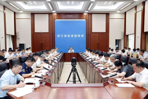 省委书记王浩主持召开台风防御工作会商调度会