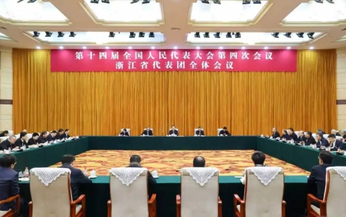 浙江代表团传达学习习近平总书记在看望参加全国政协会议的农工党九三学社医药卫生界社会福利和社会保障界委员时的重要讲话精神